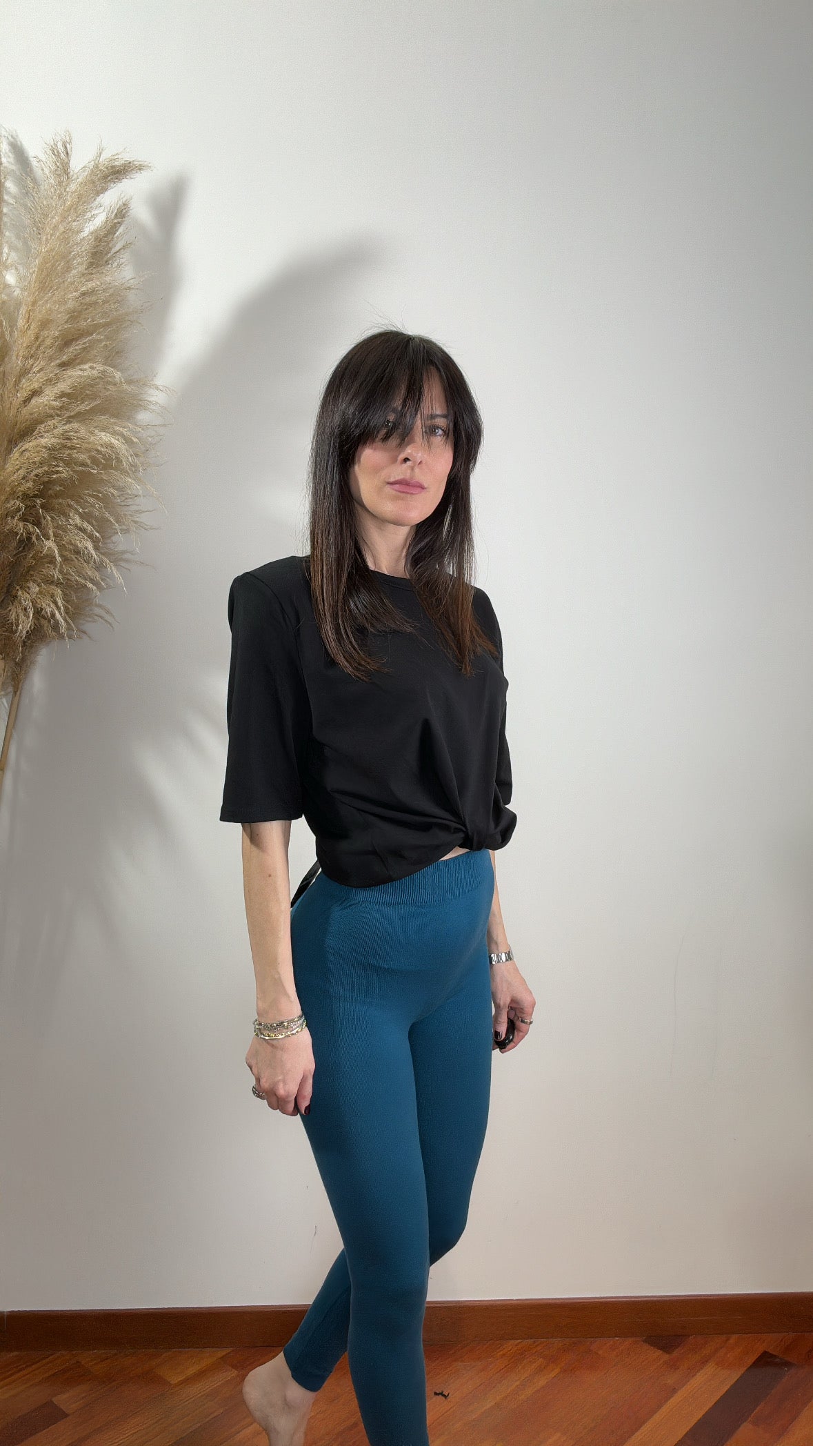 Leggings in maglia elasticizzato