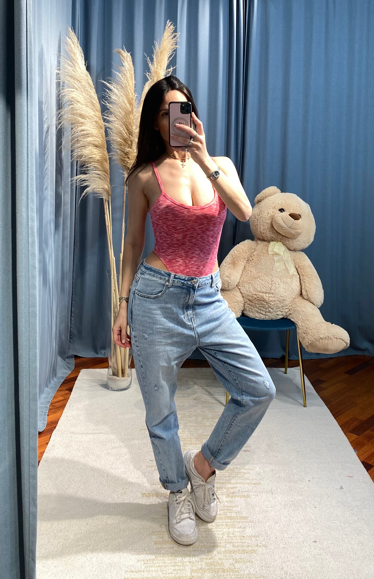 Jeans mom fit