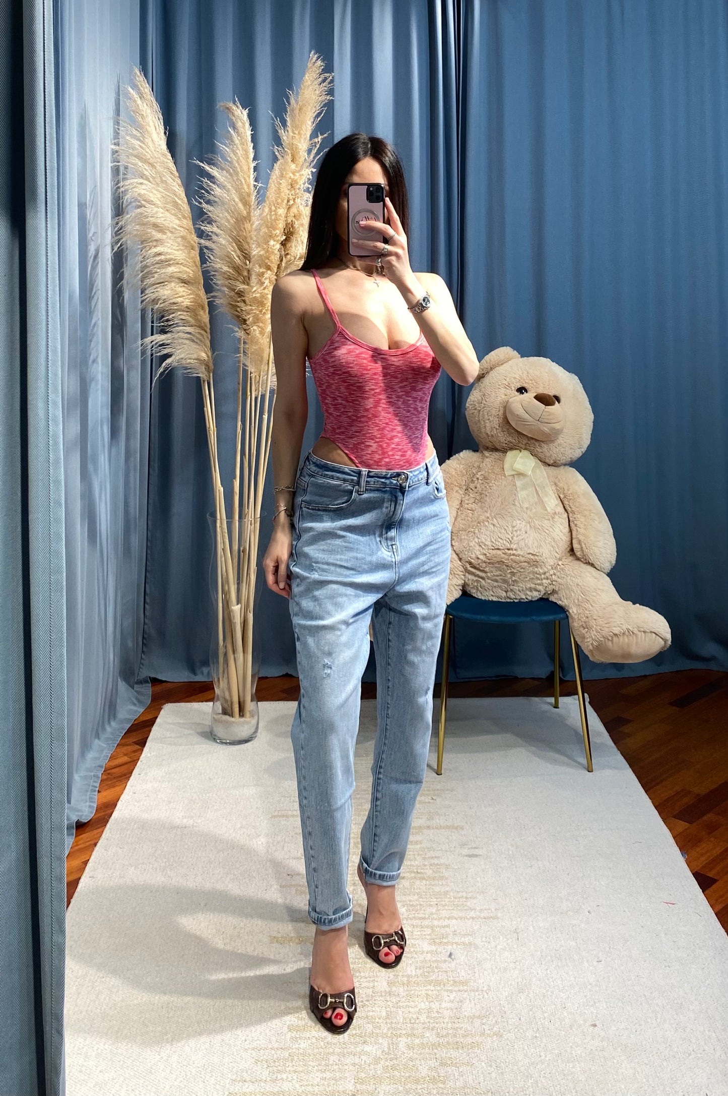 Jeans mom fit